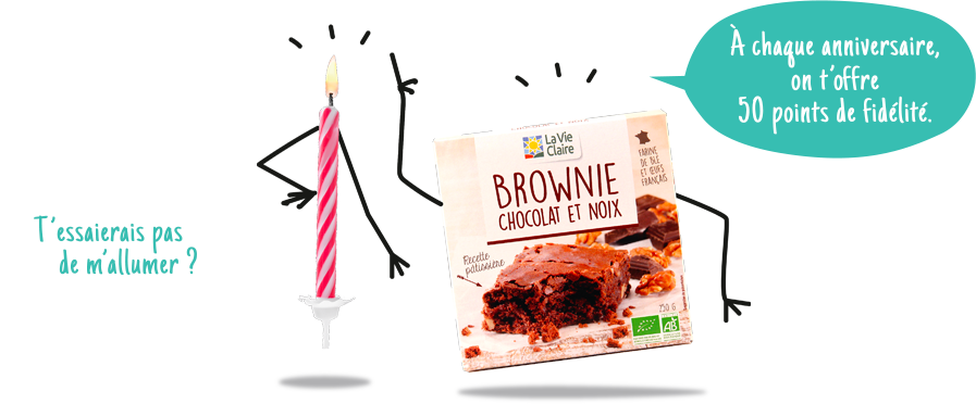 Des points cadeaux à votre anniversaire