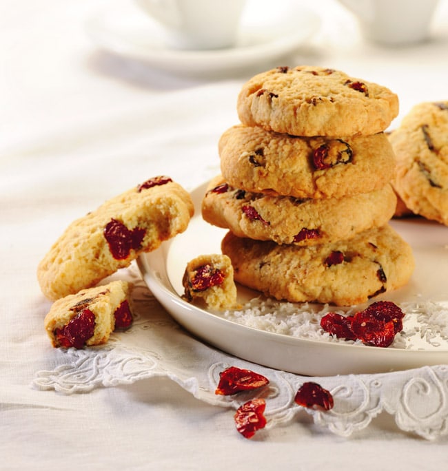 Cookies cranberries et coco - La Vie Claire