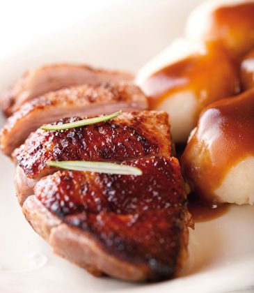 Magret de canard au thé Earl Grey