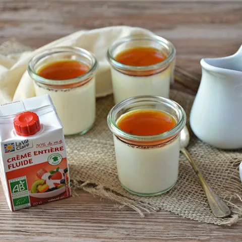 Panna cotta au sirop d’érable