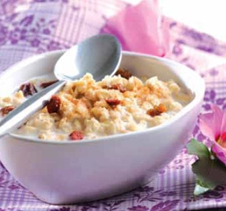Porridge pour petit déjeuner tonique