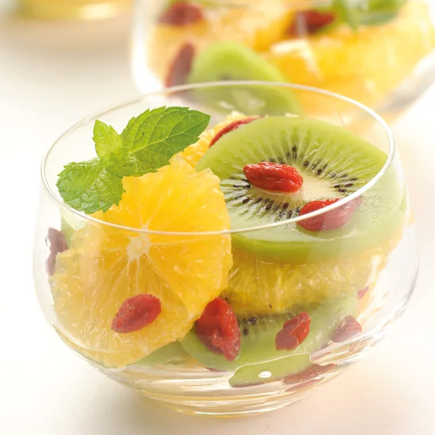 Salade de fruits au goji