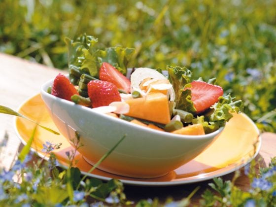Salade de haricots verts tutti frutti