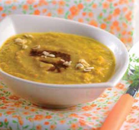 Velouté de légumes au tamari