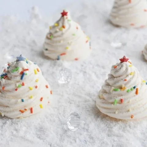 Petites meringues de noël