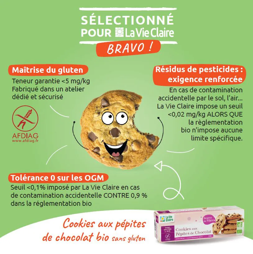 cookie sans gluten bio la vie claire