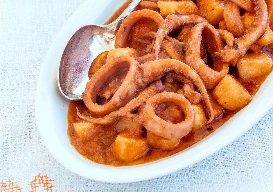 Seiche en sauce aux pommes de terre La Vie Claire