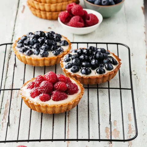 Tartelettes granola aux fruits rouges