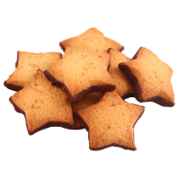 Biscuits étoiles à l’orange et au chocolat noir bio
