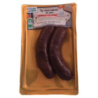 Boudins noirs aux oignons bio x2