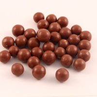 Noisettes enrobées de chocolat au lait bio