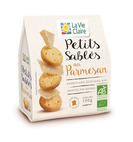 Petits sablés au parmesan bio 1