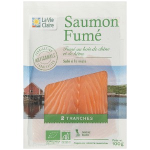 Saumon fumé bio 2 tranches 1