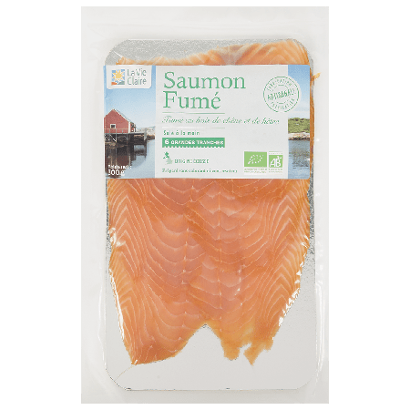 Saumon fumé bio 6 tranches 2