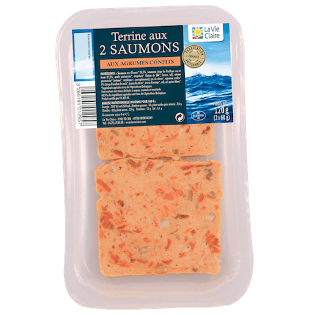 Terrine aux 2 saumons aux agrumes con ts