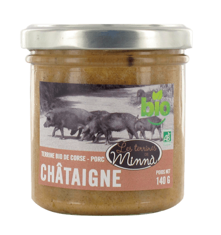 Terrine de porc à la châtaigne bio