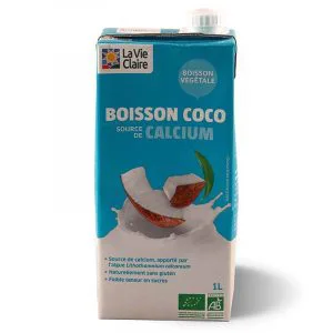 Boisson lait coco calcium