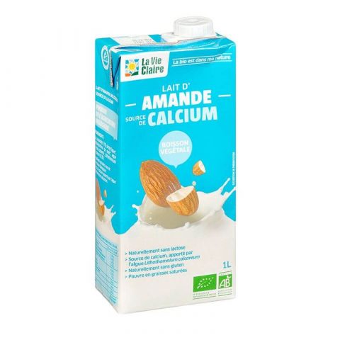 Lait d'amande calcium