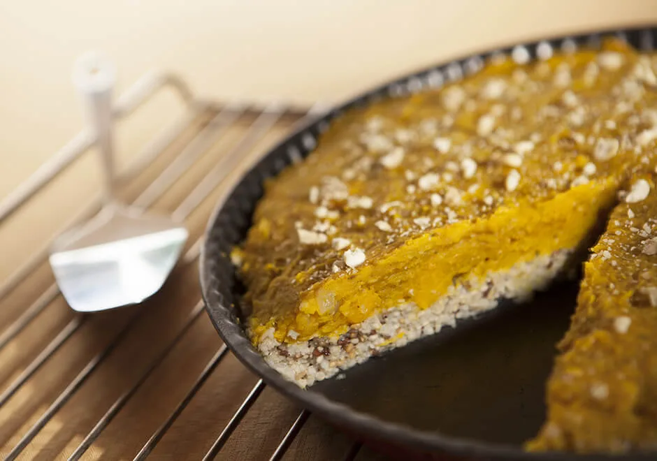 Tarte à la courge Butternut et noix de cajou