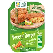 Végétal burger aux petits légumes bio