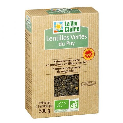 Lentilles vertes bio La Vie Claire