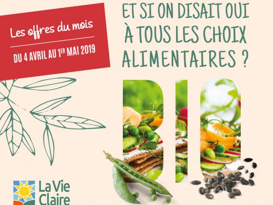 Vos promotions d'avril !