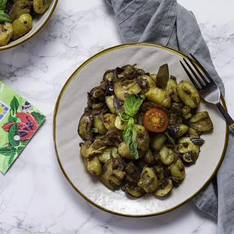 Gnocchi aux champignons et à la sauge