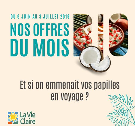 Vos promotions de juin