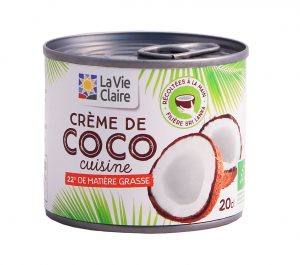 Crème de coco bio La Vie Claire 