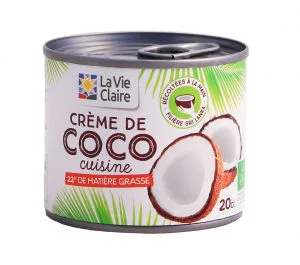 Crème de coco bio La Vie Claire