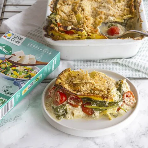 Lasagnes aux épinards et ricotta vegan au tofu