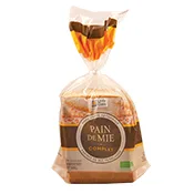 Pain de mie complet bio tranché