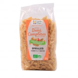 Pâtes demi-complètes bio La Vie Claire 