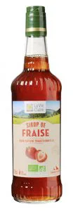 Sirop de fraise bio La Vie Claire 