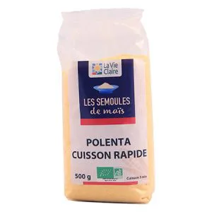 Polenta cuisson rapide bio