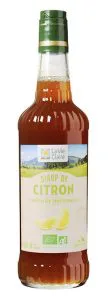 Sirop de citron bio La Vie Claire 