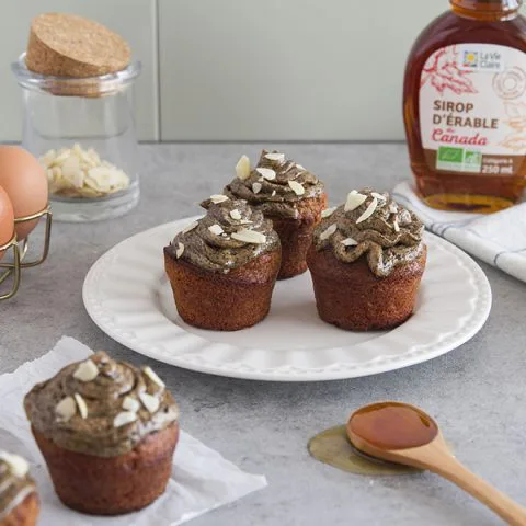 Cupcakes à la farine de chataîgne et au café