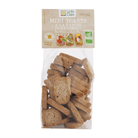 Mini toast à la farine de blé complet bio