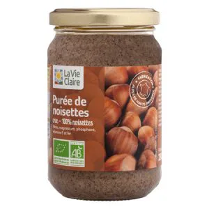 Purée de noisettes bio