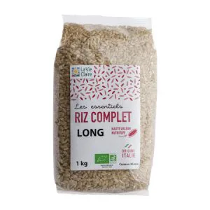 Riz long complet bio