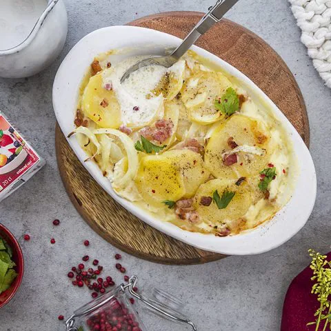 Gratin dauphinois aux lardons 2