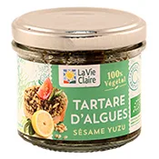 Tartare d’algues au sésame et yuzu bio