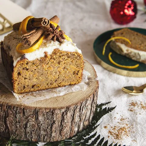 Cake aux pommes et à la patate douce