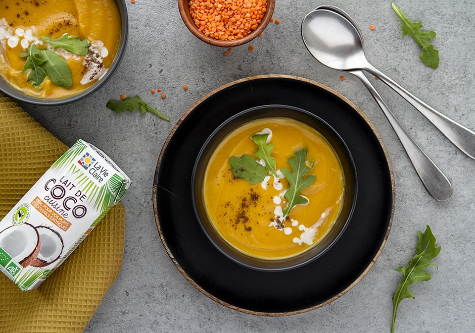Soupe De Patate Douce Et Lentilles Corail La Vie Claire Soupe De Patate Douce Et Lentilles Corail La Vie Claire