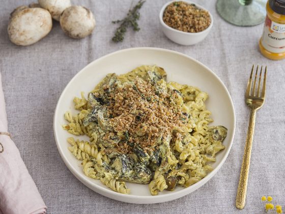 Fusilli sans gluten sauce champignons - La Vie Claire