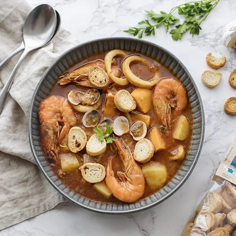 Bouillabaisse de poisson