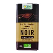 Chocolat noir pâtissier bio 61 % de cacao