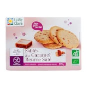 Sablés au caramel beurre salé sans gluten