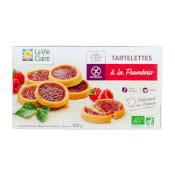 Tartelettes framboise sans gluten