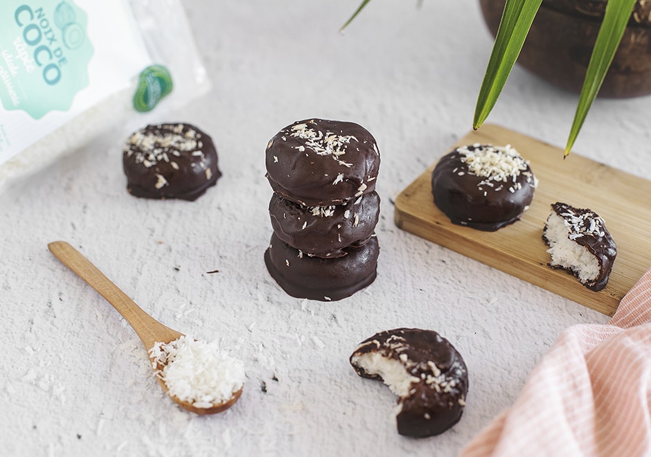 Mini encas choco coco